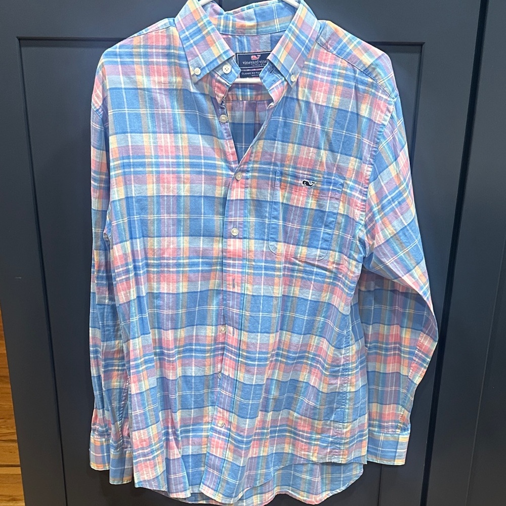 Vineyard Vines Multicolor Plaid Dress Shirt